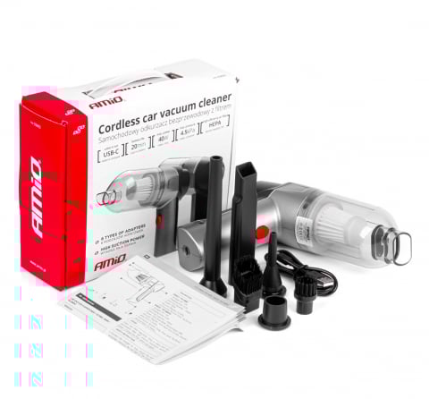 Aspirator auto fara fir, filtru HEPA, 40W, 2000mAh [6]