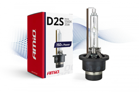 Becuri Xenon - Bec xenon D2S, 5500K, 35W, 150% mai multa putere