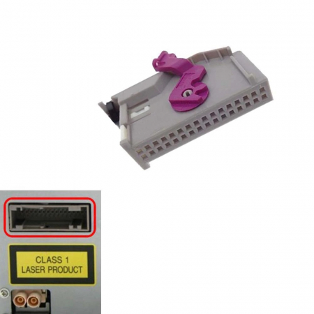Modul bluetooth navigatii radio originale Audi Rns-E 32 Pini ,A3, A4, A6, A8, TT, R8, Lamborghini [1]