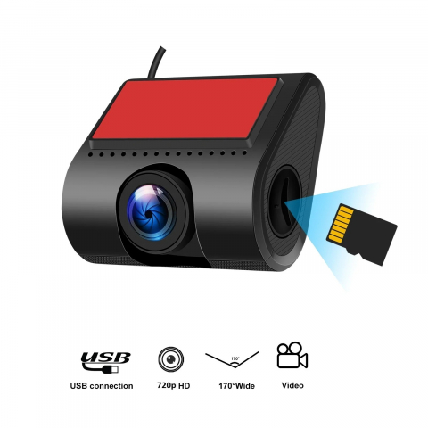 Camera dvr trafic auto, rezolutie 720p HD, conectare USB [1]