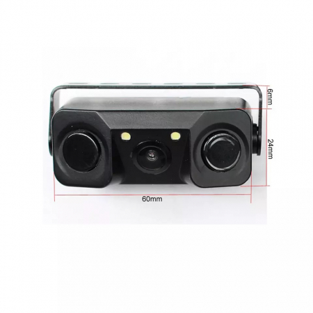 Camera marsarier auto cu 2 senzori parcare, camera mers inapoi [2]
