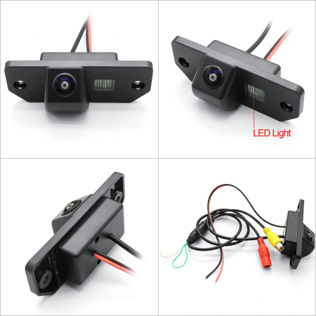 Camera marsarier HD, Ford Focus MK2, C-Max, unghi 170 grade cu StarLight Night Vision Fisheye [2]