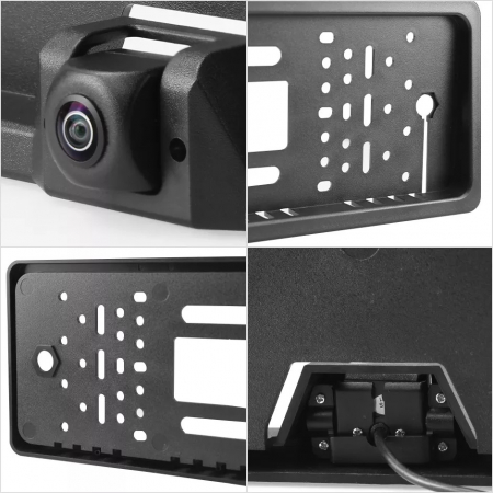 Camera auto marsarier HD unghi 170 grade cu StarLight Night Vision pe suport de numar fisheye [3]