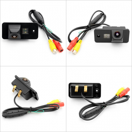 Camera marsarier HD Audi A3, A4, A6, Q7, unghi 170 grade cu StarLight Night Vision Fisheye [3]