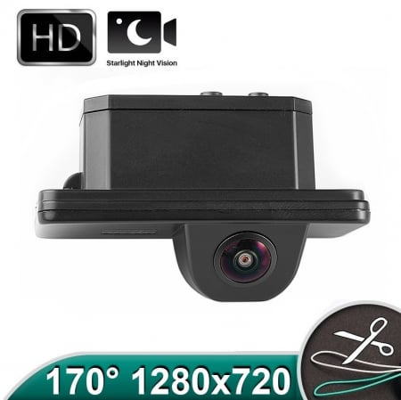 BMW - Camera marsarier HD, unghi 170 grade cu Night Vision BMW E39, E90, E91, E60, E60, E61, X5(E70), X6(E71), E82, E88