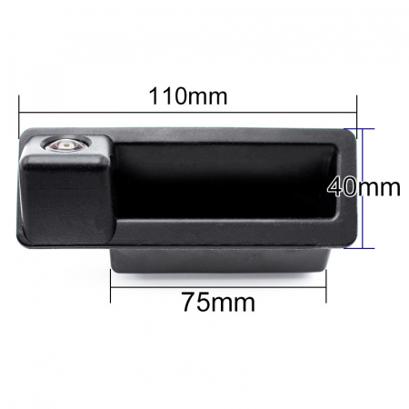 Camera marsarier Bmw Seria 5 E60 E61 (2004-2010), fisheye 720p AHD [4]