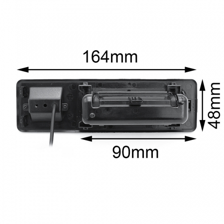 Camera marsarier Bmw Seria 3 F30 F31 F34 F80 (2012-2017), fisheye 720p AHD [3]
