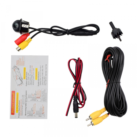 Camera marsarier HD 1280x720P unghi 170 grade cu StarLight Night Vision, Fish Eye, tip dop [7]