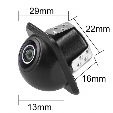 Camera marsarier HD 1280x720P unghi 170 grade cu StarLight Night Vision, Fish Eye, tip dop [4]