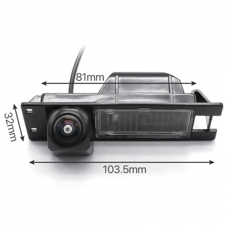 Camera marsarier HD, Opel Vectra, Zafira, Astra, Insignia, Corsa unghi 170 grade cu StarLight Night Vision Fisheye [5]