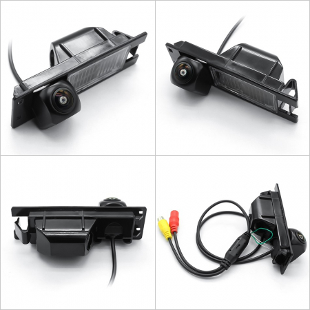 Camera marsarier HD, Opel Vectra, Zafira, Astra, Insignia, Corsa unghi 170 grade cu StarLight Night Vision Fisheye [4]