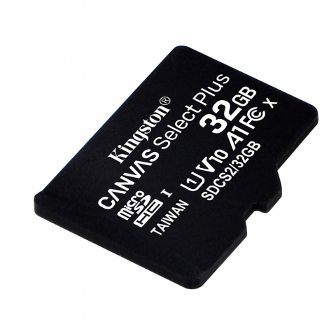 Diverse - Card de memorie MicroSD Kingston Canvas Select Plus, 32GB, 100MB/s, cu adaptor