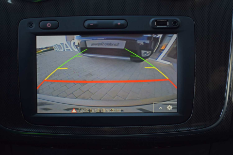 Cabluri marsarier - Kit adaptor + camera marsarier pentru navigatie originala Dacia, Renault