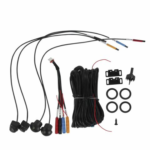 Camere marsarier universale - Kit camere 360 auto, 4 camere fisheye, pentru navigatii android