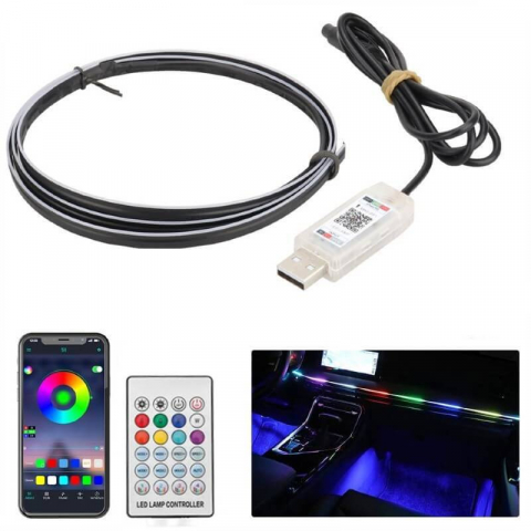 Kit doua benzi led Symphony  pentru bord 110cm + 35cm cu alimentare USB [3]