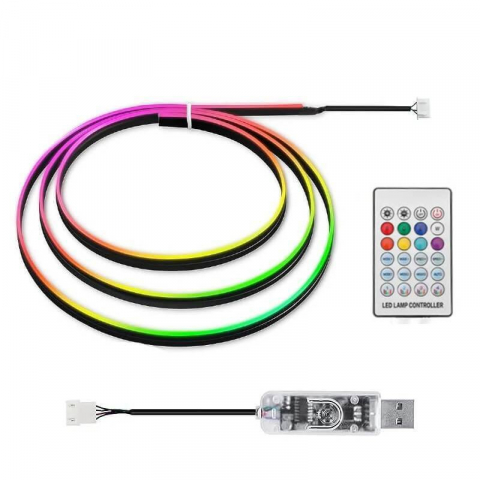 Kit doua benzi led Symphony  pentru bord 110cm + 35cm cu alimentare USB [4]