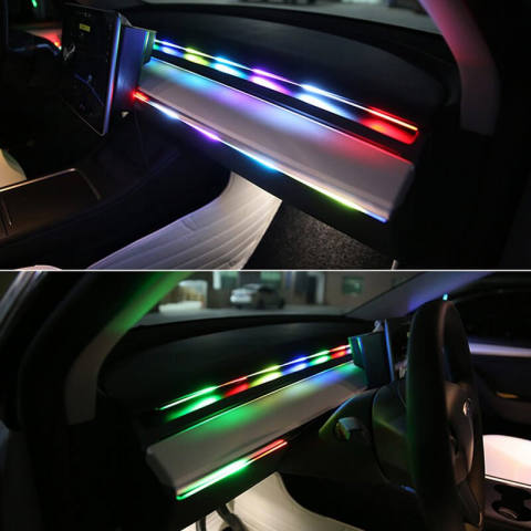 Kit doua benzi led Symphony  pentru bord 110cm + 35cm cu alimentare USB [1]