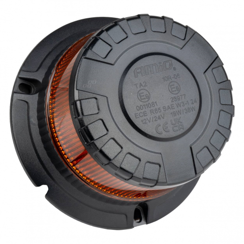Lampa avertizare luminoasa LED, girofar,  12-24 V [2]