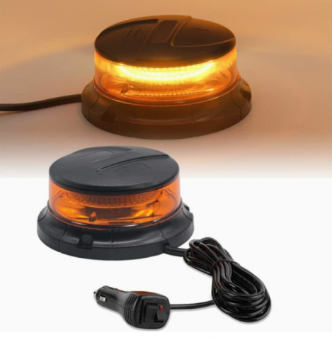 Accesorii exterior - Lampa avertizare luminoasa LED, girofar,  12-24 V