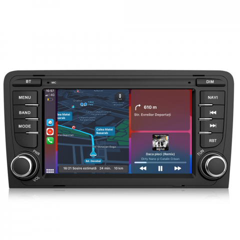 Navigatie auto dedicata - Navigatie audi a3 (2003-2011), Ecran 7 inch, 1GB RAM 32GB