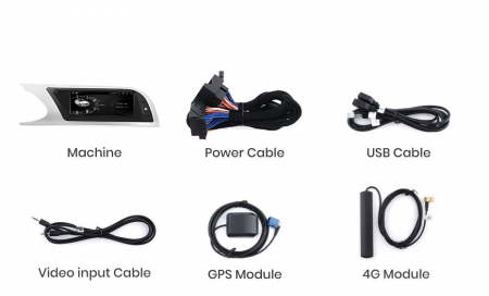 Navigatie Audi A4 B8 2009-2012, Android, Carplay, 4GB RAM 64GB, youtube, waze, google maps [5]