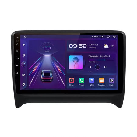 Audi TT mk2 (2006-2014) - Navigatie audi TT 2006-2014, Android 12, 1GB RAM 32GB, google maps, youtube, waze, wifi, bluetooth