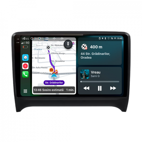 Audi TT mk2 (2006-2014) - Navigatie Audi TT (2006-2014), Android, Ecran 9 inch, 4GB RAM 64GB, 4-core