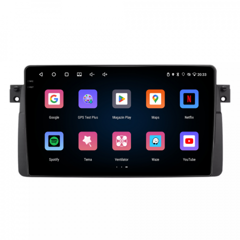 Navigatie BMW E46 (1998-2006), Android, Ecran 9 inch, 2GB RAM 32GB [1]