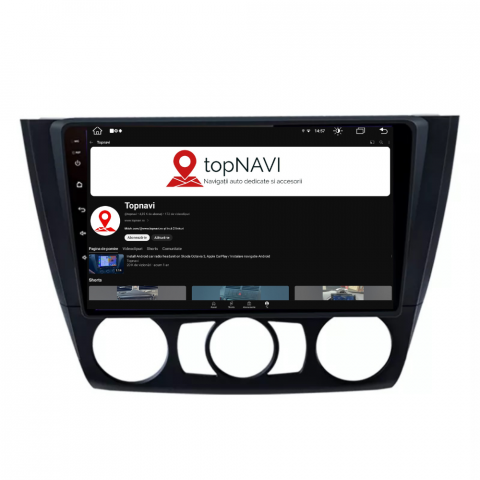 Navigatie BMW Seria 1 E82 E88 E81 E87 2004-2011, Android 12, 1GB RAM 32GB, waze, youtube, google maps,bluetooth [1]