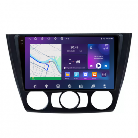 Seria 1 E81 E87 (2003-2013) - Navigatie Bmw Seria 1 E87 / E88 (2004-2011), Android, Ecran 9 inch, 6GB RAM 128GB, 8-core