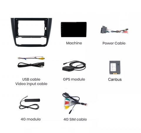 Navigatie Bmw Seria 1 E87 / E88 (2004-2011), Android, Ecran 9 inch, 6GB RAM 128GB, 8-core [6]