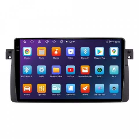 Navigatie BMW E46 (1998-2006), Android, Ecran 9 inch, 6GB RAM 128GB, 8-core [4]