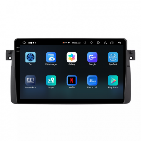 Navigatie BMW E46 (1998-2006), Android, Ecran 9 inch, 8GB RAM 258GB, 8-core [4]