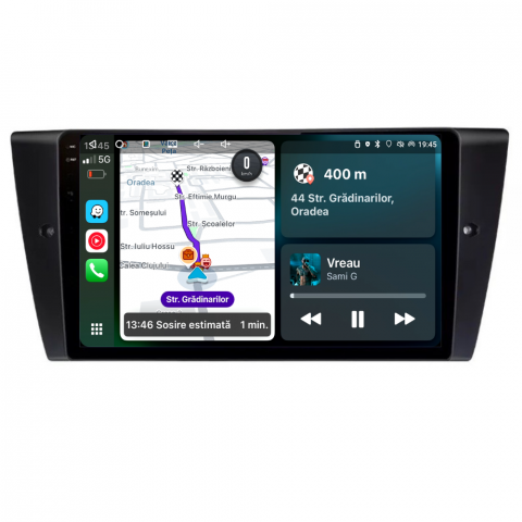 Seria 3 E90 E91 E92 E93 (2004-2012) - Navigatie BMW Seria 3 (2004-2012), Android, Ecran 9 inch, 4GB RAM 64GB, 8-core