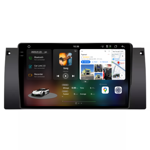 Seria 5 E39 (1995-2003) - Navigatie Bmw Seria 5 E39 (1995-2004), Android, Ecran 9 inch 2K, 12GB RAM 256GB, 8-core