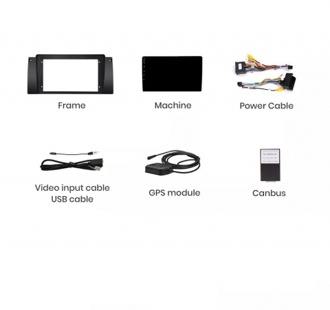 Navigatie Bmw Seria 5 E39 (1995-2004), Android, Ecran 9 inch, 2GB RAM 32GB [6]