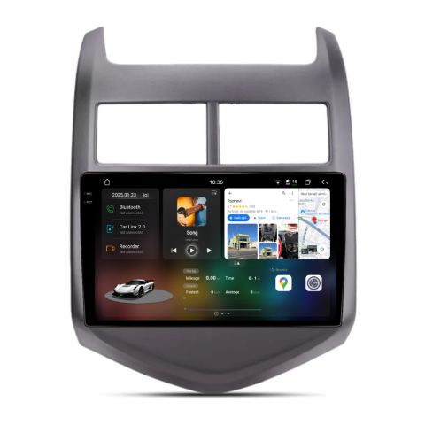 Navigatie auto dedicata - Navigatie Chevrolet Aveo (2011-2015), Ecran 9 inch 2K, 12GB 256GB, 8-core