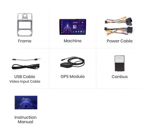 Navigatie Chrysler 300C (2004-2007), Android 12, 2GB RAM 32GB, google maps, youtube, wifi, waze, bluetooth [5]
