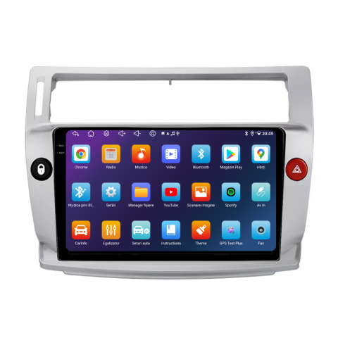 Navigatie Citroen C4 (2004-2009), Ecran 9 inch, 6GB RAM, 128GB, 8-core [4]