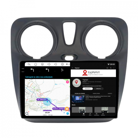 Navigatie Dacia Dokker (2012-2020), Ecran 9 inch, 6GB RAM 128GB, 8-core [4]