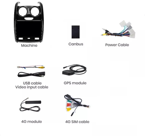 Navigatie Dacia Duster 2012-2019, Android 13,Ecran 2K, 8GB RAM 256GB, Octa Core, carplay /android auto [11]