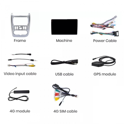 Navigatie Dacia Duster 1 (2010-2013), Android, Ecran 9 inch, 4GB RAM 64GB, 8-core [7]