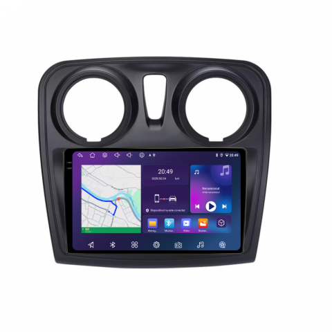 Logan (2012-2020) - Navigatie Dacia Logan 2 (2012-2020), Android, Ecran 9 inch, 6GB RAM 128GB, 8-core