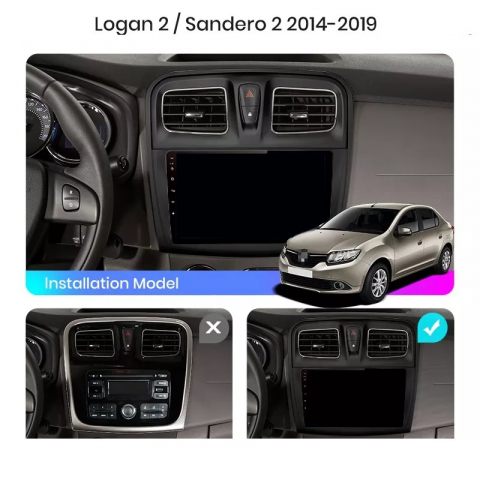Navigatie Dacia Logan 2 (2012-2019), Ecran 9 inch, 6GB RAM 128GB, 8-core [5]