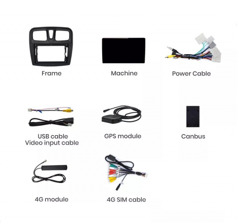 Navigatie Dacia Logan 2 (2012-2019), Ecran 9 inch, 6GB RAM 128GB, 8-core [6]