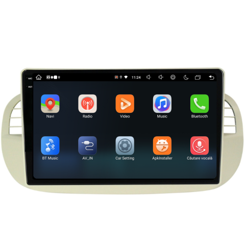 Navigatie Fiat 500 (2007-2015), Ecran 2K, 4GB RAM 64GB, 8-core [5]