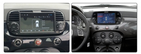 Navigatie Fiat 500 (2007-2015), Ecran 9 inch, 6GB RAM 128GB, 8-core, negru [4]