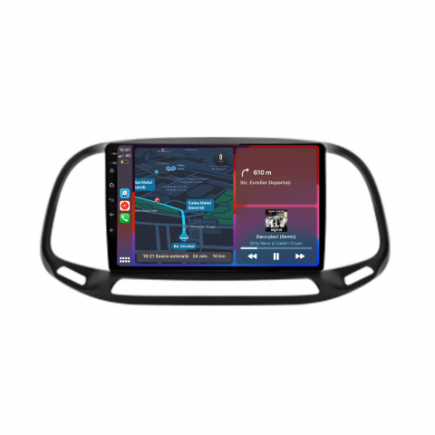 Doblo (2015-2019) - Navigatie Fiat Doblo (2015-2019), Ecran 9 inch, 1GB RAM 32GB