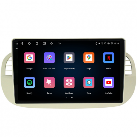 Navigatie Fiat 500 (2007-2015), Ecran 9 inch, 2GB RAM 32GB [3]