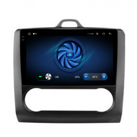 Navigatie Ford Focus 2004-2011, Android 13,Ecran 2K, 4GB RAM 64GB, Octa Core, carplay /android auto,rama negru clima [4]